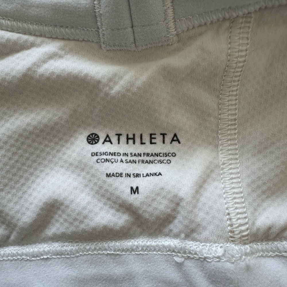 Athleta White Square Neck Bra D-DD | Size Medium - Picture 7 of 7